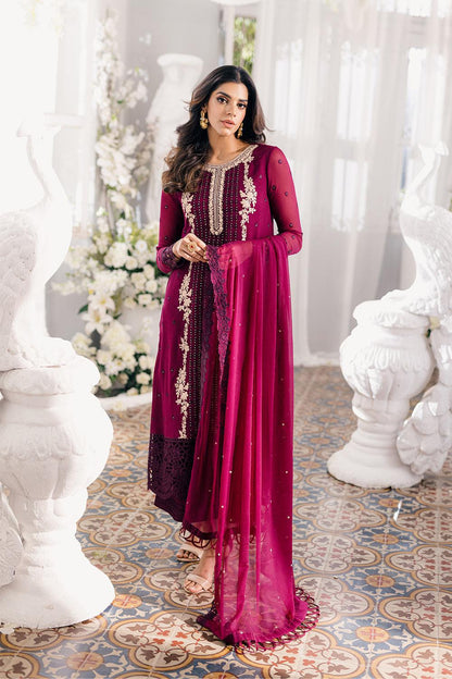 Azure Ensembled Festive's Luxe Collection - Merlot Muse - Pashtun Collections