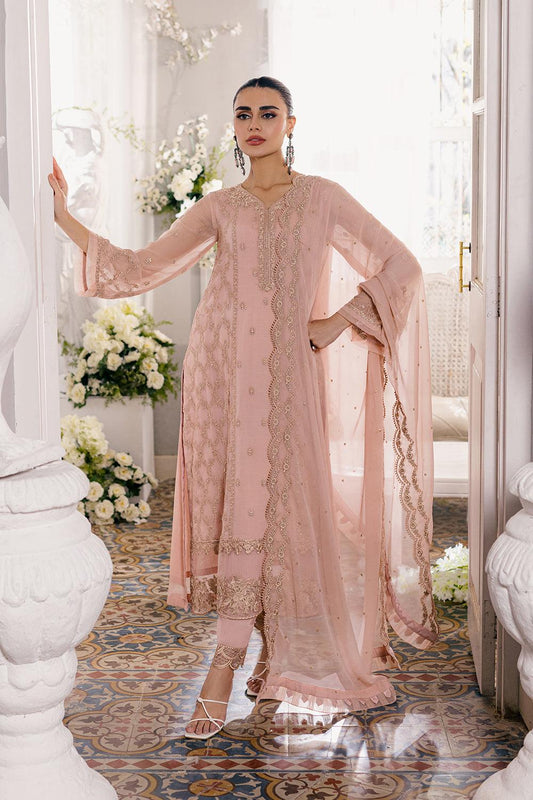 Azure Ensembled Festive's Luxe Collection - Nectarine - Pashtun Collections