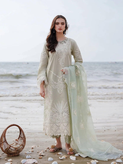 YAZMIN (AF-04) - SAAGAR Luxury Festive Lawn '24 by AABYAAN