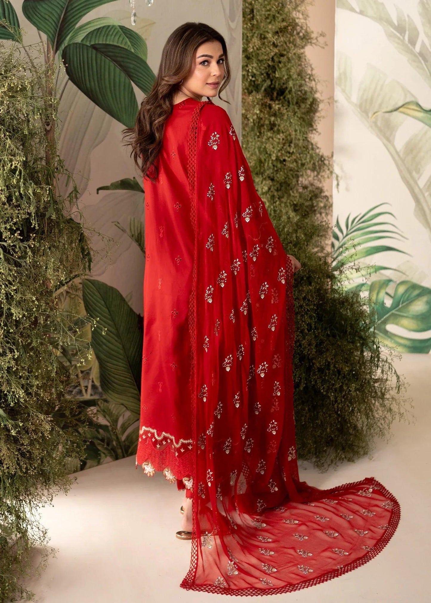 Aabyaan Apana Luxury Eid Festive Lawn Collection '24- UMAIZA (AL-07) - Pashtun Collections