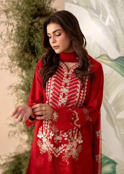 Aabyaan Apana Luxury Eid Festive Lawn Collection '24- UMAIZA (AL-07) - Pashtun Collections