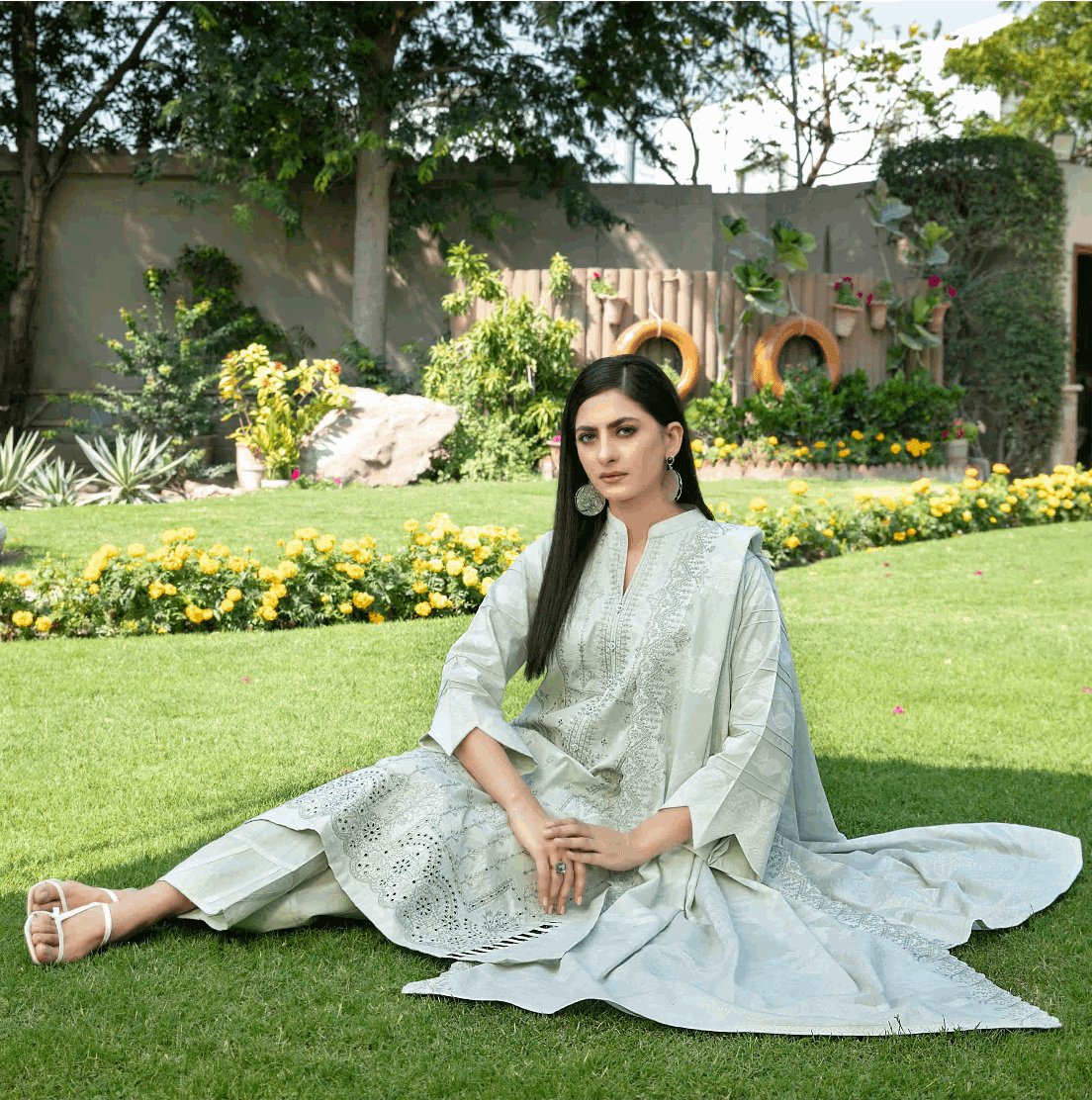 Gulshanara - Embroidered Lawn Banarsi Collection by Tawakkal Fabrics (D-2228)