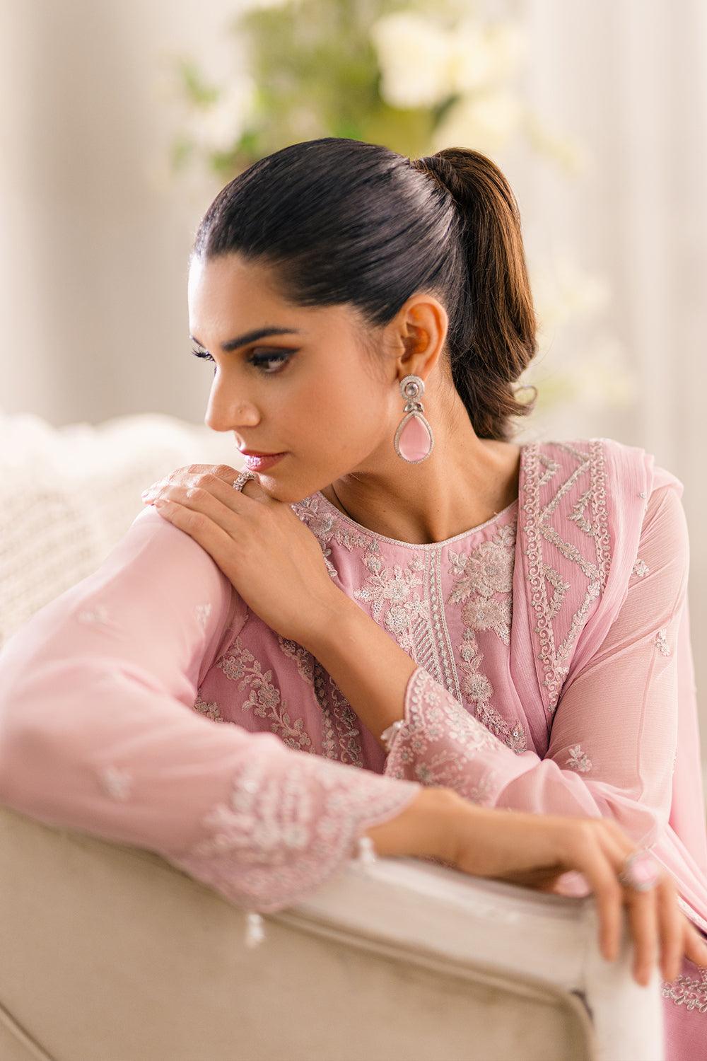 Azure Ensembled Festive's Luxe Collection - Tender Tulip - Pashtun Collections