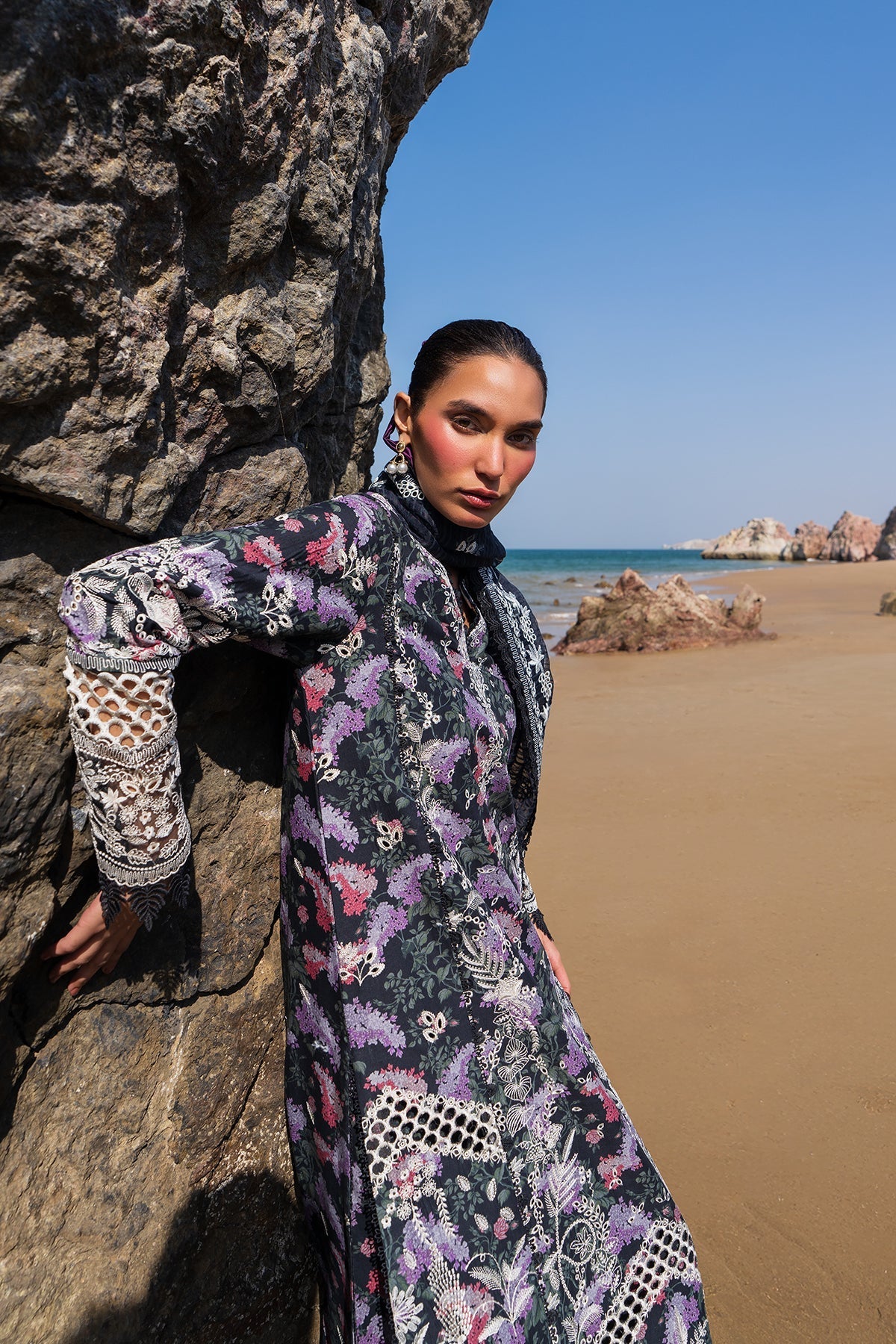 Afrozeh Endless Summer Lawn - Velour