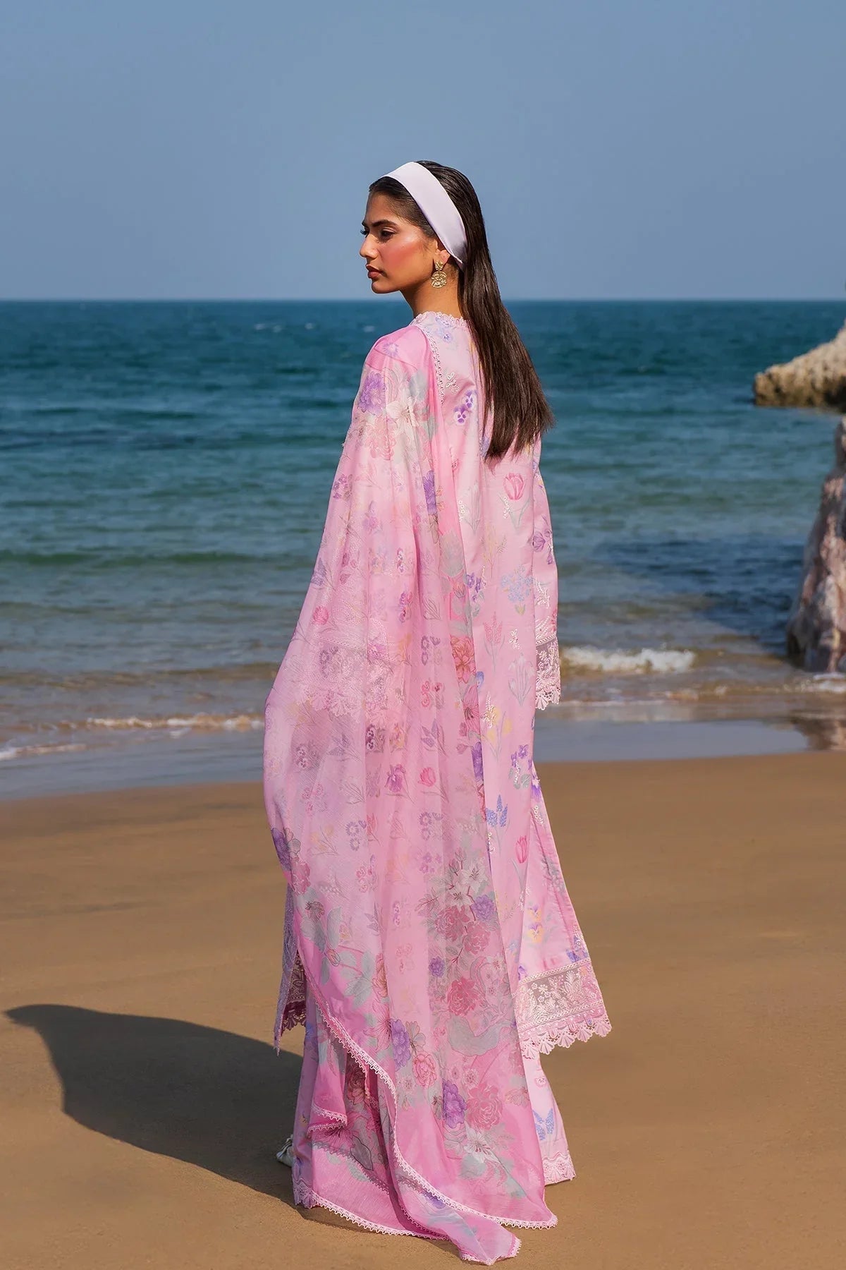 Afrozeh Endless Summer Lawn - Gilded