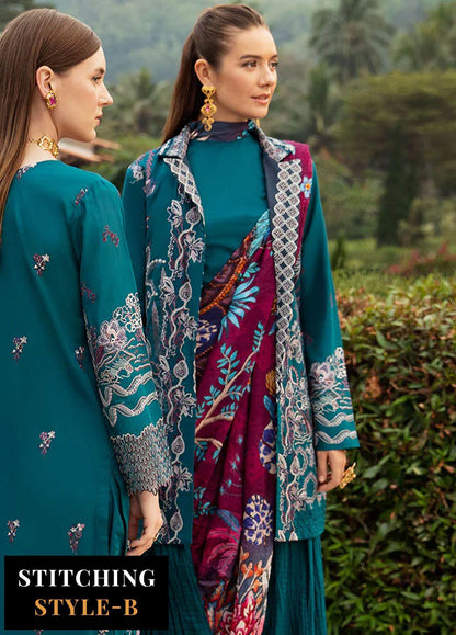 Ramsha - Andaaz Luxury Lawn Collection 2024 Vol-08 (Z-805) - Pashtun Collections