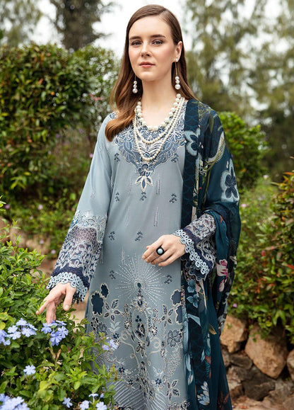 Ramsha - Andaaz Luxury Lawn Collection 2024 Vol-08 (Z-809) - Pashtun Collections