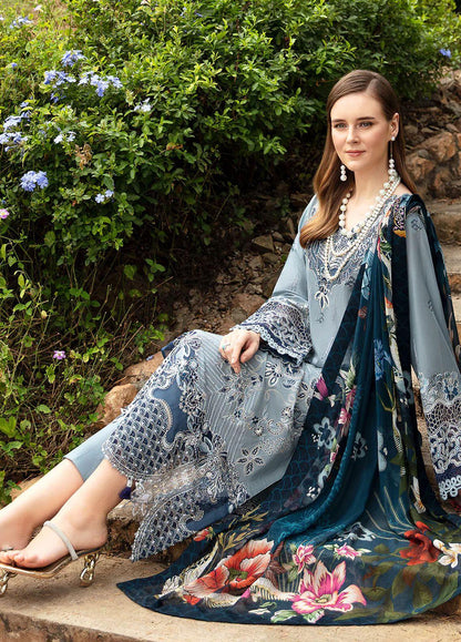 Ramsha - Andaaz Luxury Lawn Collection 2024 Vol-08 (Z-809) - Pashtun Collections