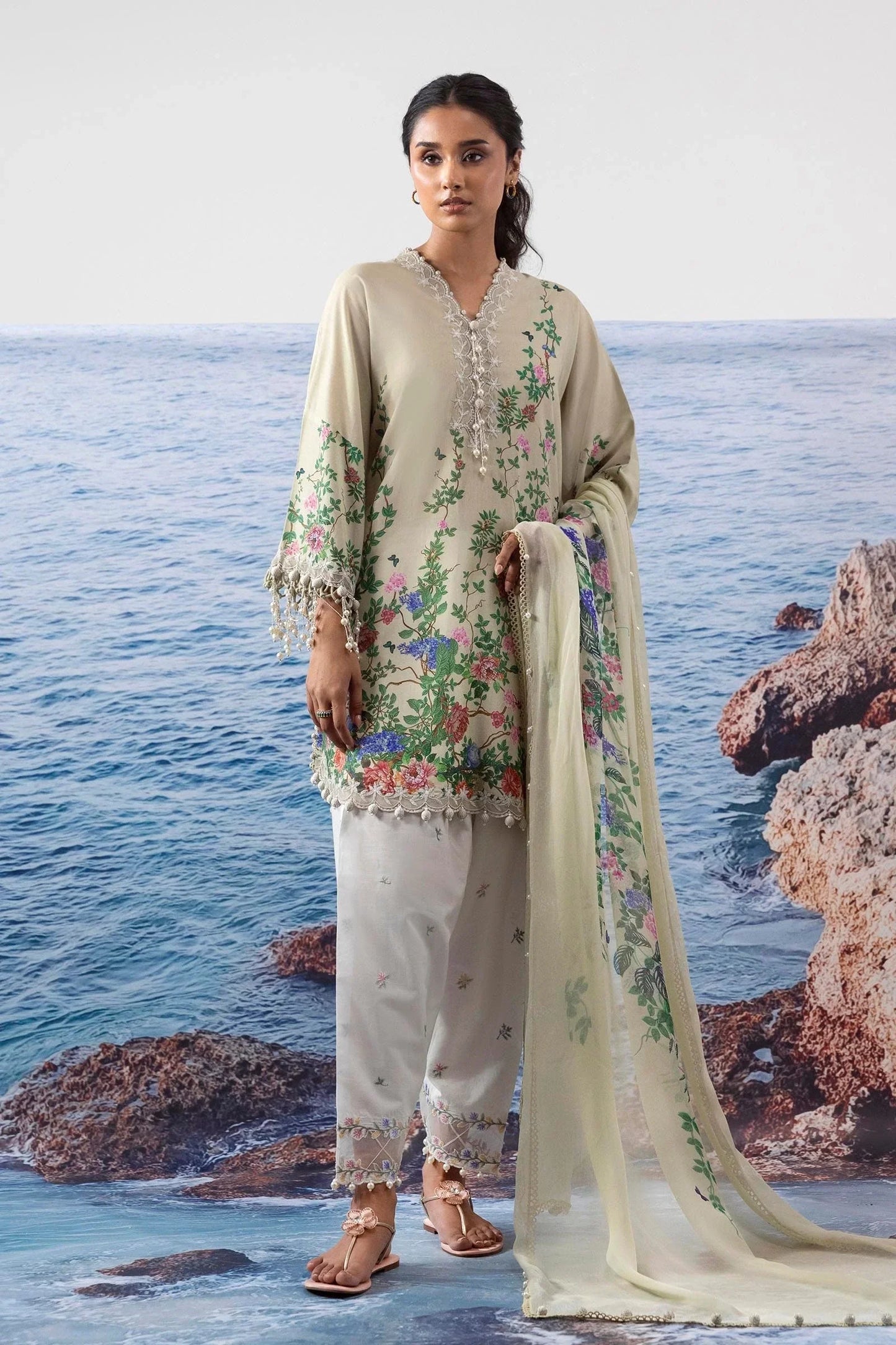 Sana Safinaz | Muzlin Summer 25 | 002B