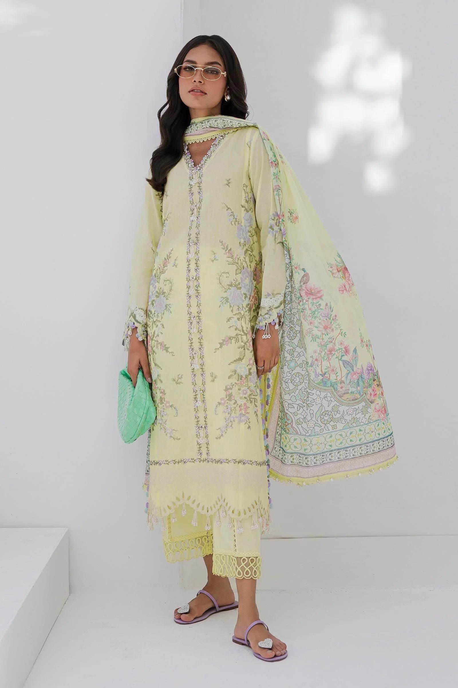 Sana Safinaz | Muzlin Summer 25 | 009A