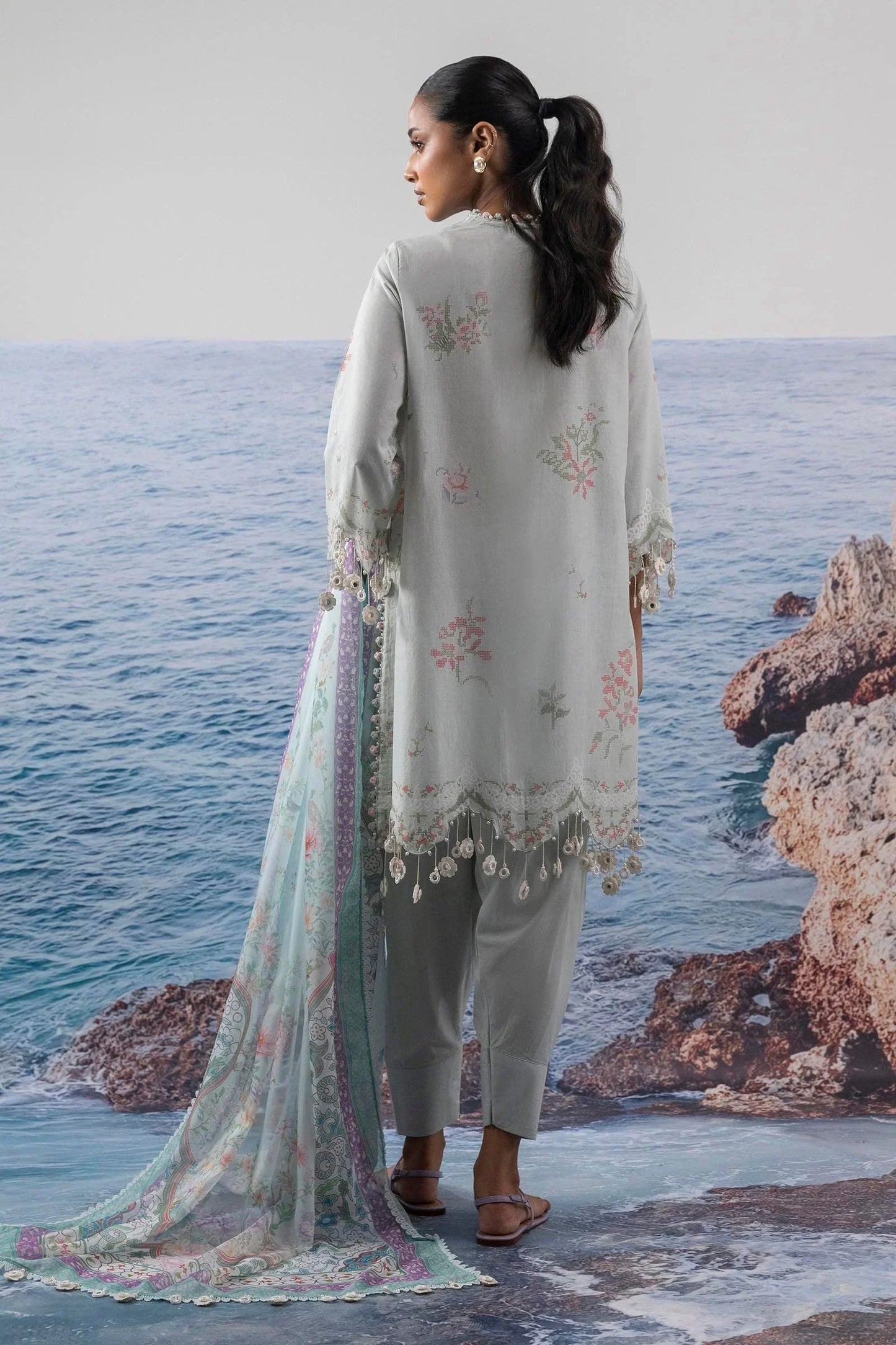 Sana Safinaz | Muzlin Summer 25 | 009B
