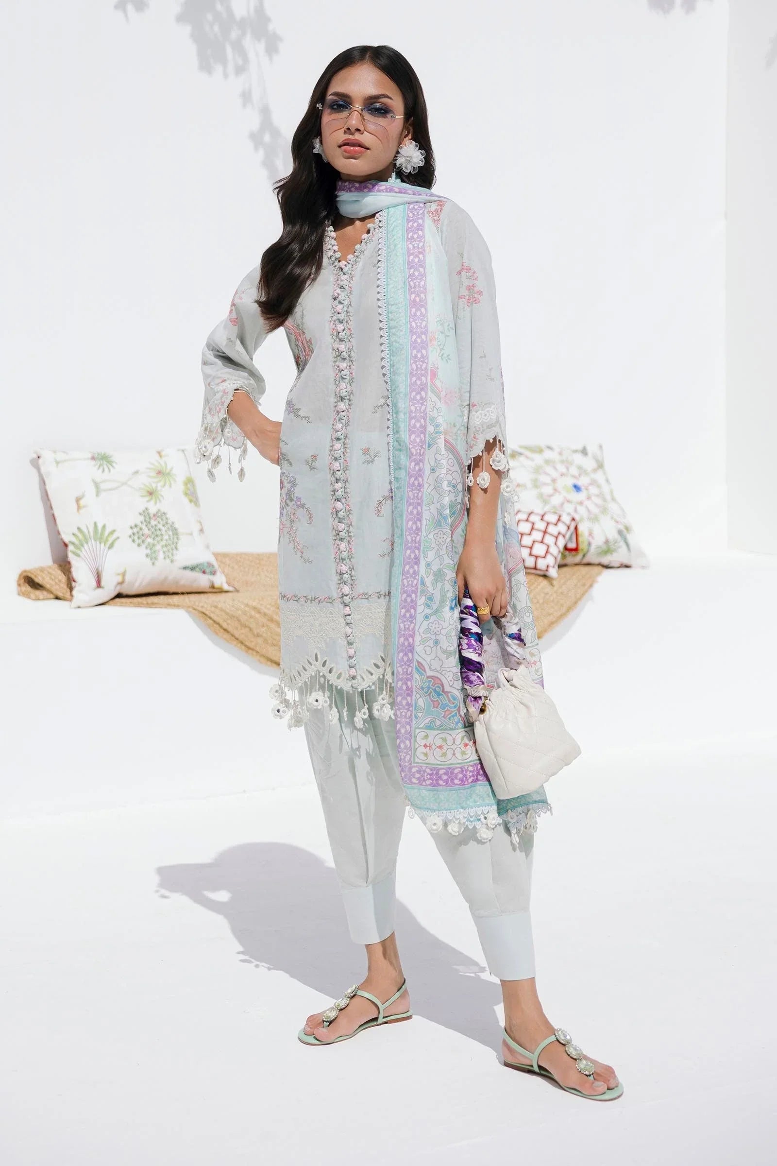 Sana Safinaz | Muzlin Summer 25 | 009B