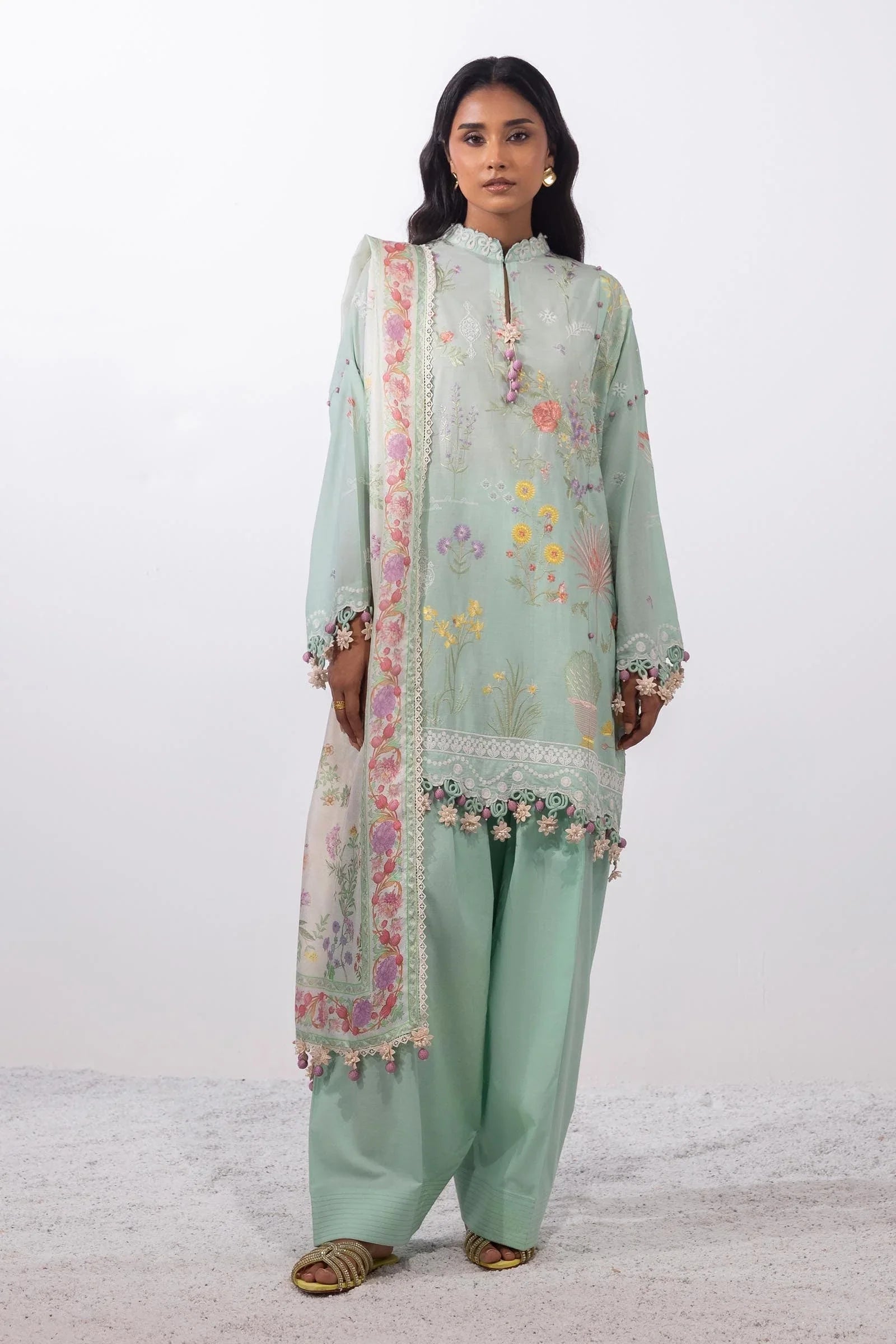 Sana Safinaz | Muzlin Summer 25 | 010A